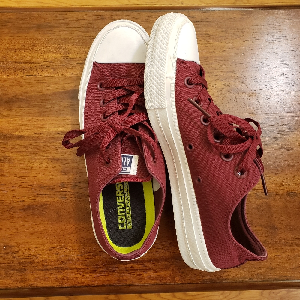 Converse Chuck Taylor All Star II Sneakers Maroon - Picture 6 of 8